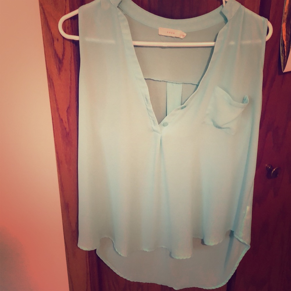 Light blue blouse